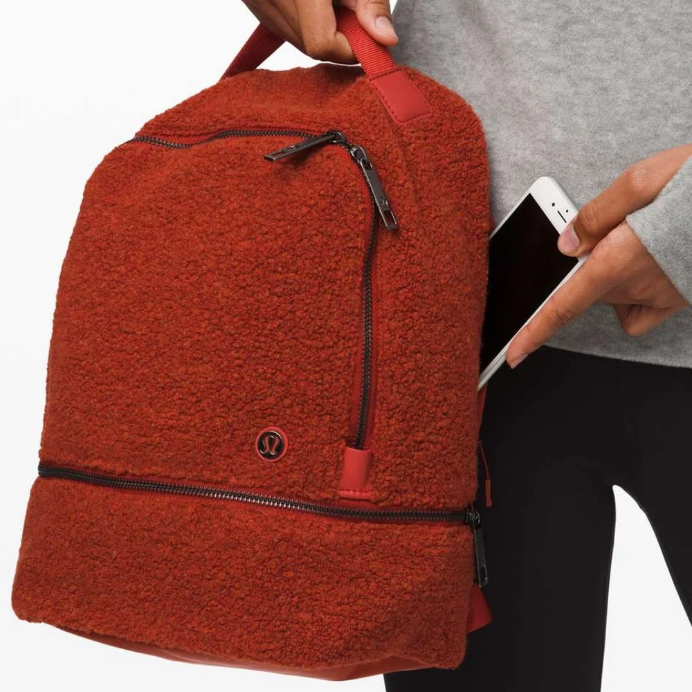 NWT City Adventurer Sherpa Backpack Mini, *10L in Heathered Magma